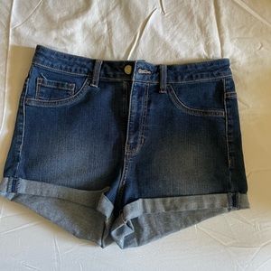Denim shorts
